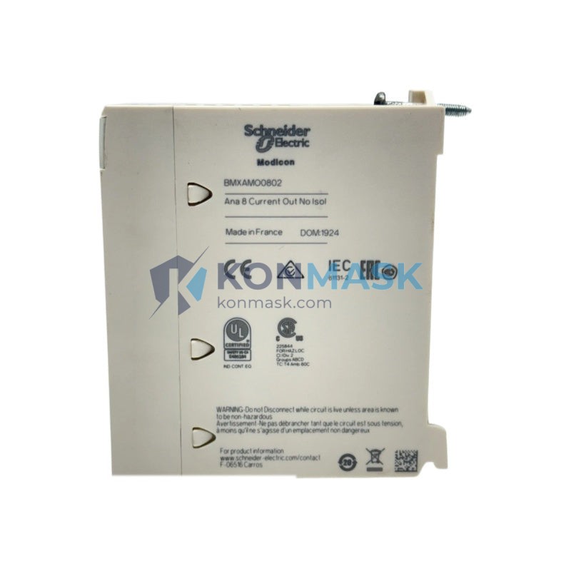 Schneider Electric BMXAMO0802 - Technical Label and Specifications