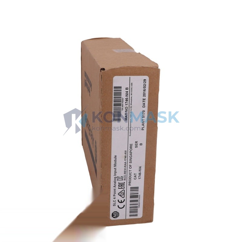 Allen-Bradley 1746-NI4 Allen-Bradley SLC 500 - Front Panel and Connectivity View