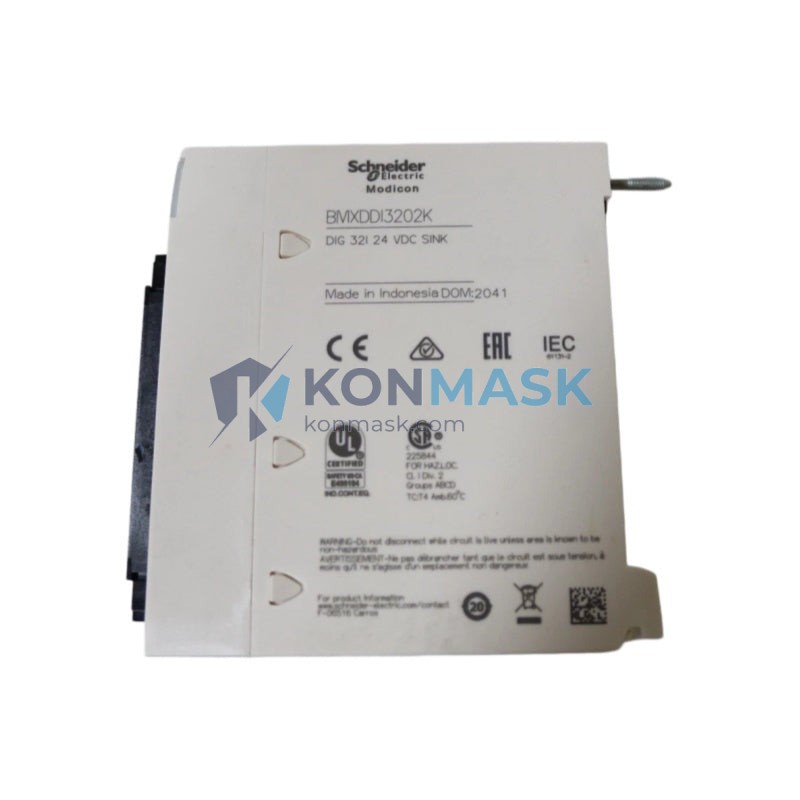 Schneider Electric BMXDDI3202K Modicon M340 - Technical Label and Specifications