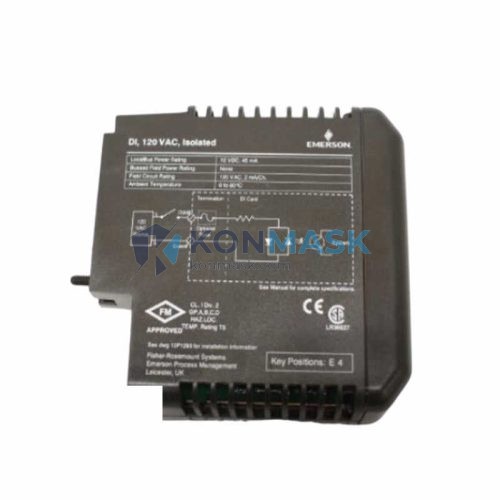 Genuine EMERSON EMERSON KJ3001X1-BC1 12P0551X132 VE4001S3T1B1 Input Module - Industrial Automation Part