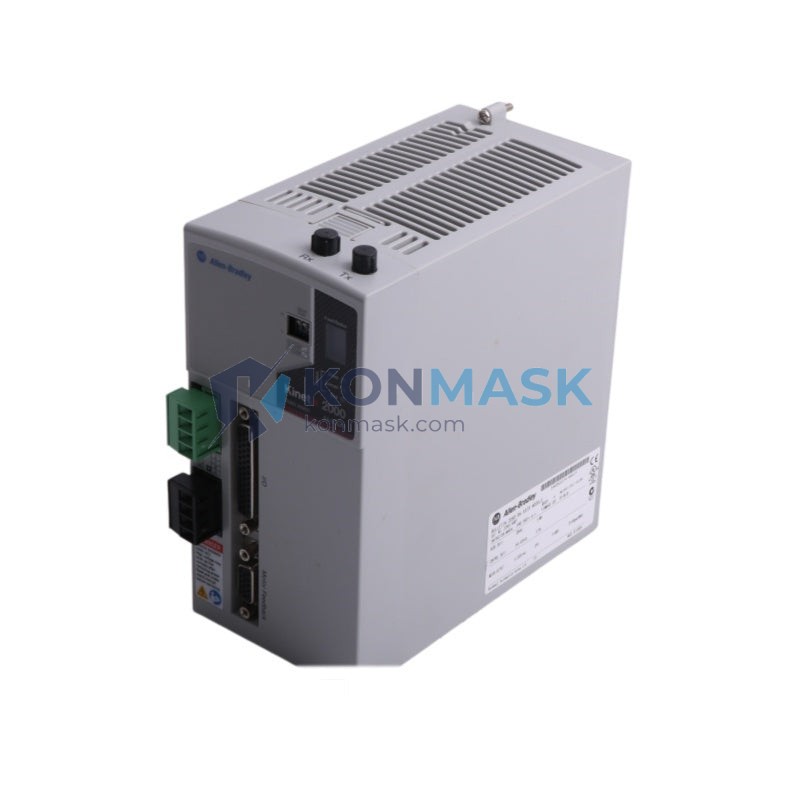 Allen-Bradley 2093-AM01 Kinetix 2000 Multi-Axis Servo Drive - Front Panel and Connectivity View