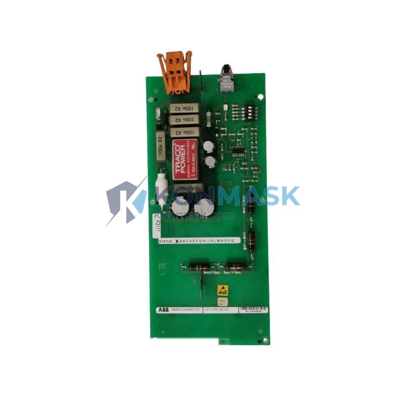 ABB XZC825A102 3BSE036346R0102 Advant / Symphony Plus DCS - Front Panel and Connectivity View