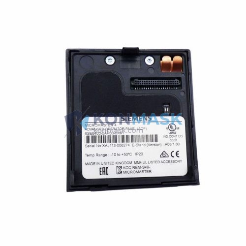 SIEMENS 6SE6400-0AP00-0AA1 - Front Panel and Connectivity View