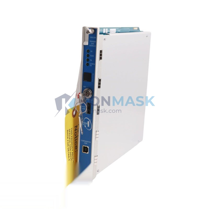 BENTLY NEVADA 3500/22M 288055-01 - Front Panel and Connectivity View