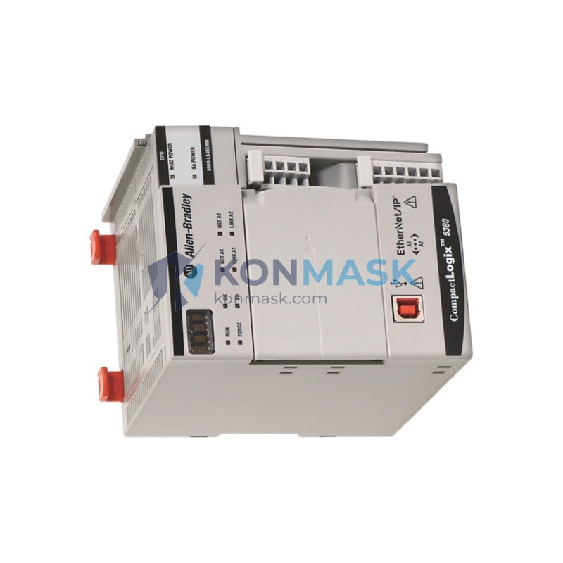 Allen-Bradley 5069-L380ERM CompactLogix 5380 - Front Panel and Connectivity View