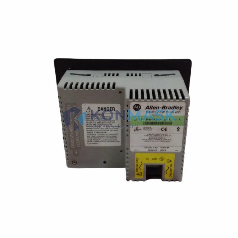 Allen-Bradley 2711P-K4M20A PanelView Plus 400 - Front Panel and Connectivity View
