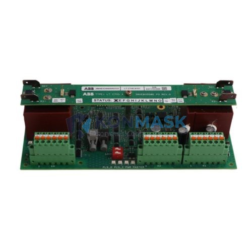 ABB 3BHE039905R0101 LTC745A101 - Front Panel and Connectivity View