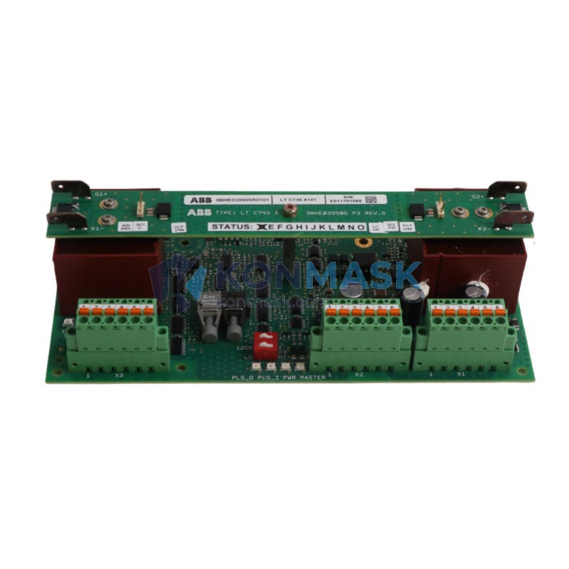 ABB 3BHE039905R0101 LTC745A101 - Front Panel and Connectivity View