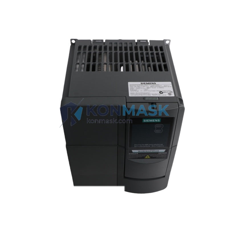 Siemens 6SE6440-2UD27-5CA1 MICROMASTER 440 (MM440) - Front Panel and Connectivity View