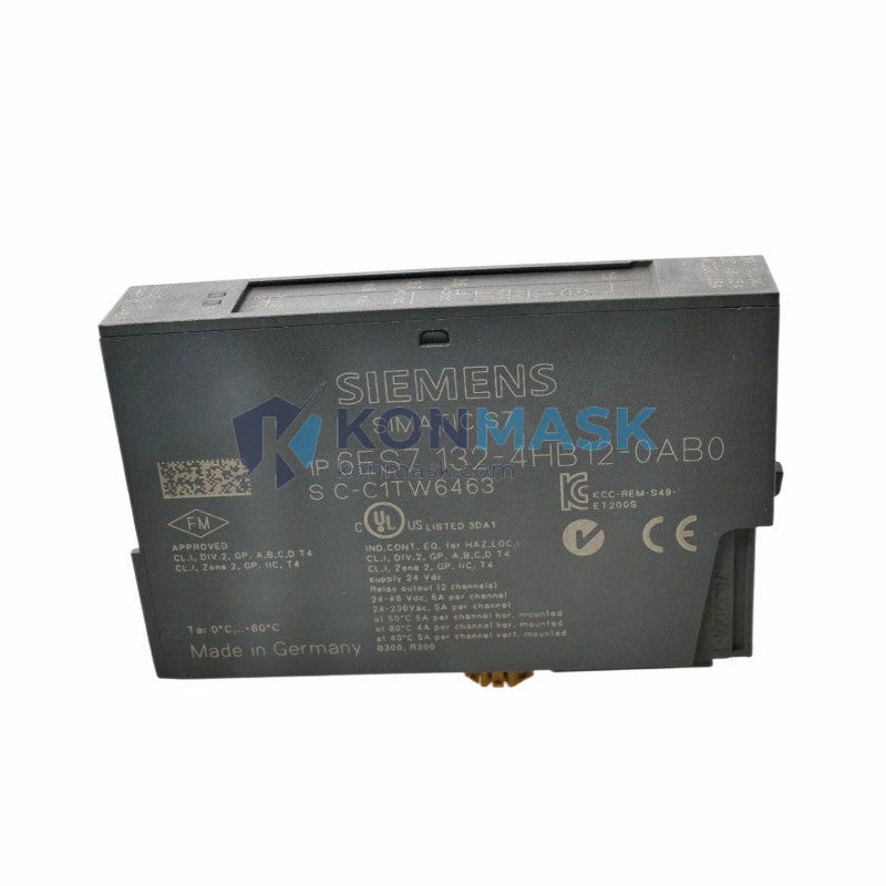SIEMENS 6ES7132-4HB12-0AB0 SIMATIC ET 200S - Front Panel and Connectivity View