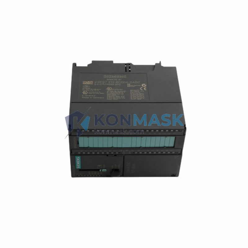 SIEMENS 6ES7313-6CG04-0AB0 SIMATIC S7-300 - Front Panel and Connectivity View