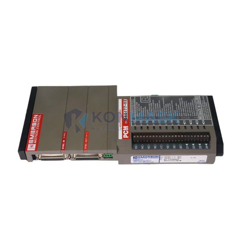 Emerson 960177-02 Emerson Unidrive SP (all frame sizes) - Front Panel and Connectivity View