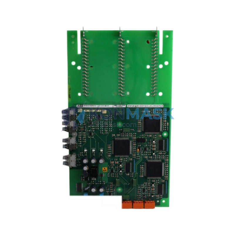 ABB 3BHE021951R0124 KVC758A - Front Panel and Connectivity View