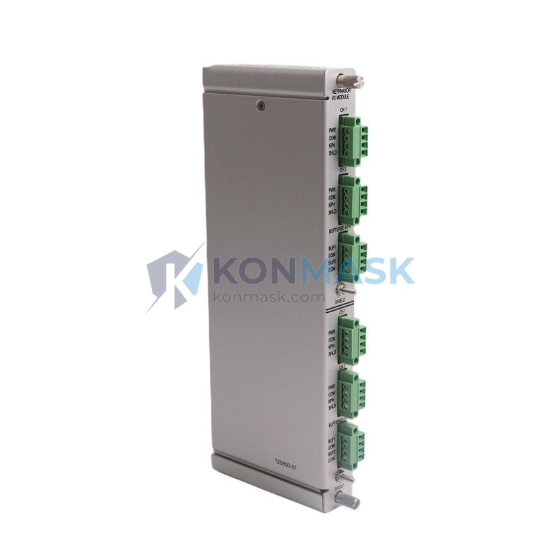 BENTLY NEVADA 125800-01 3500 Machinery Protection System - Front Panel and Connectivity View
