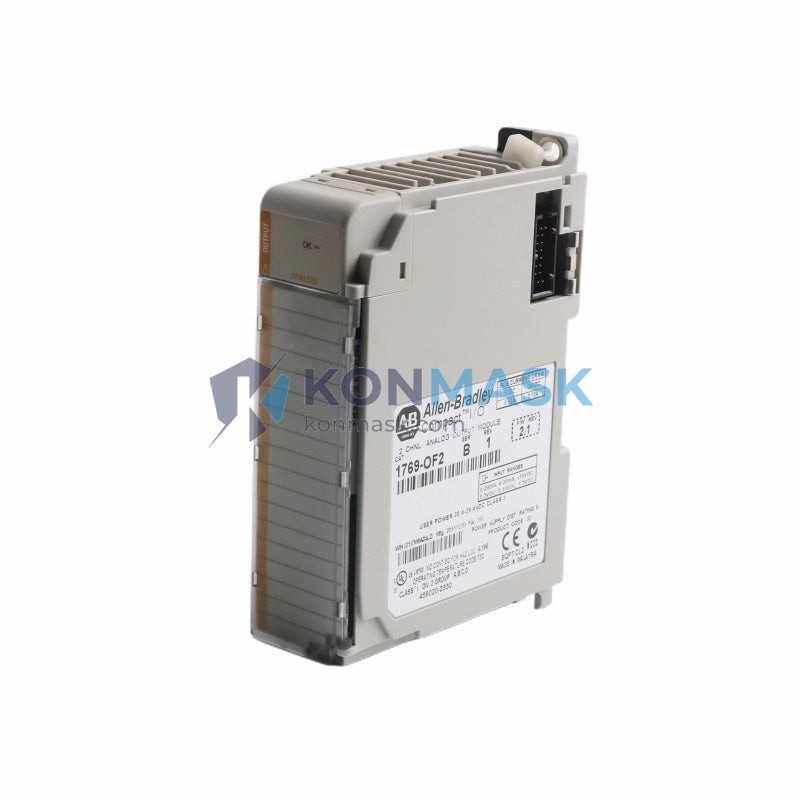 Allen-Bradley 1769-OF2 CompactLogix 1769 Compact I/O - Front Panel and Connectivity View