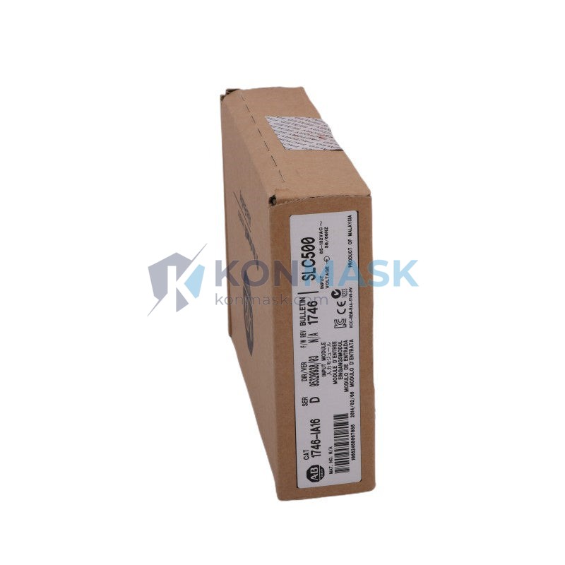 PLC 1746-IA16 SLC 500 Modular I/O - Front Panel and Connectivity View
