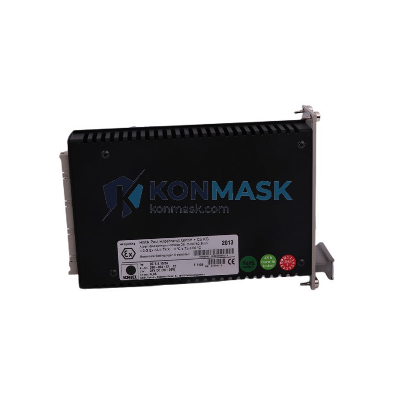 HIMA F7126 HIMatrix Safety Controller - Technical Label and Specifications