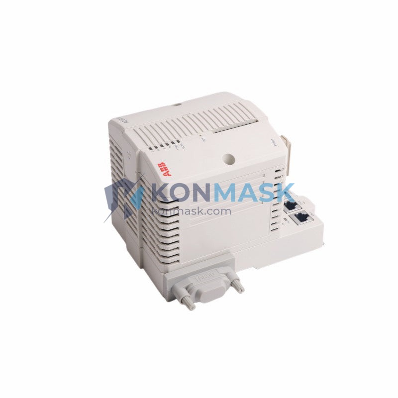 ABB PM866K01 3BSE050198R1 ABB AC 800M (S800 I/O compatible) - Front Panel and Connectivity View