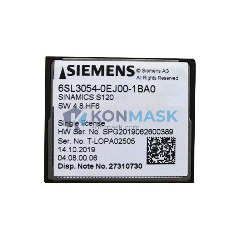 Genuine SIEMENS 6SL3054-0EJ00-1BA0 SINAMICS S120 Accessories - Industrial Automation Part