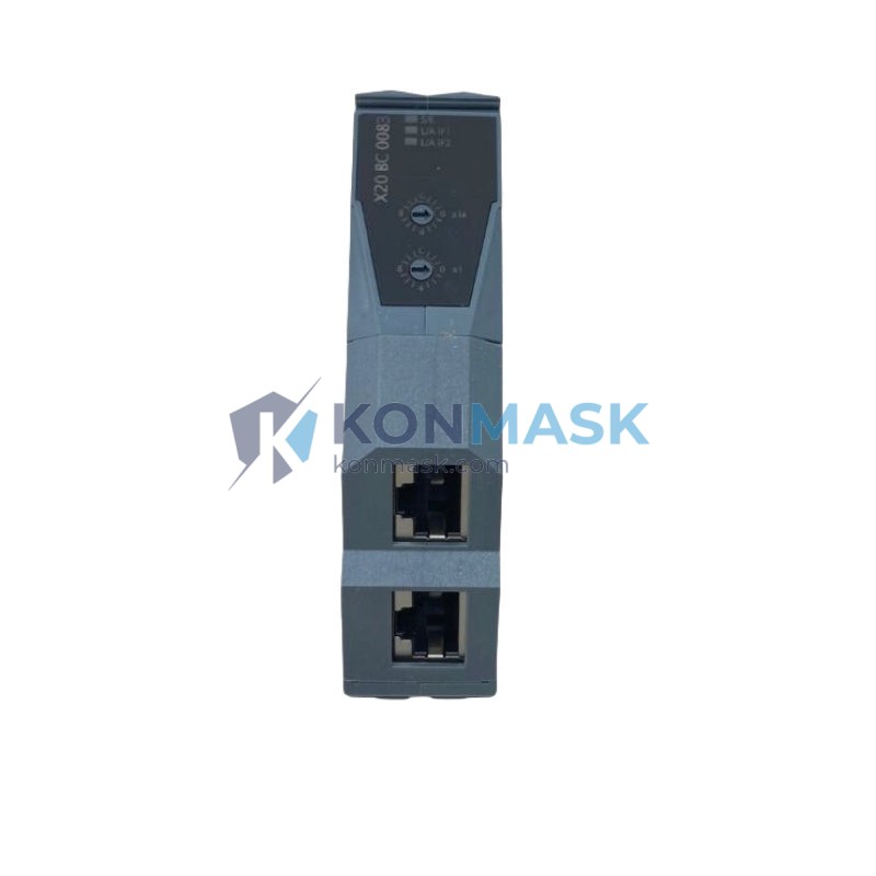 B&R X20 BC 0083 X20 System - Front Panel and Connectivity View
