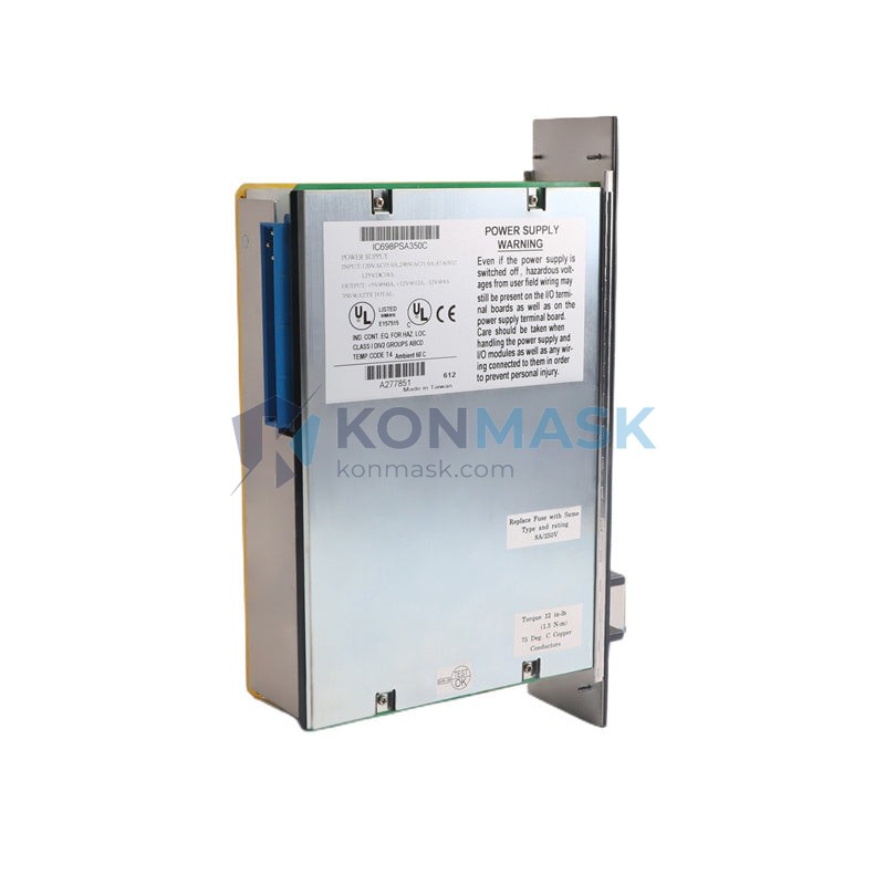 GE IC698PSA350 GE PACSystems RX7i - Technical Label and Specifications