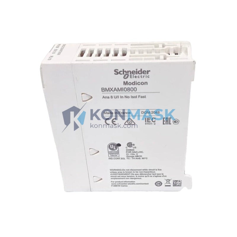 Schneider Electric BMXAMI0800 - Technical Label and Specifications