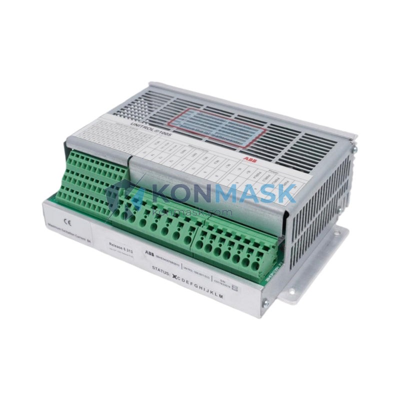 ABB 3BHE040375R1023 PPD512 A10-150000 - Front Panel and Connectivity View