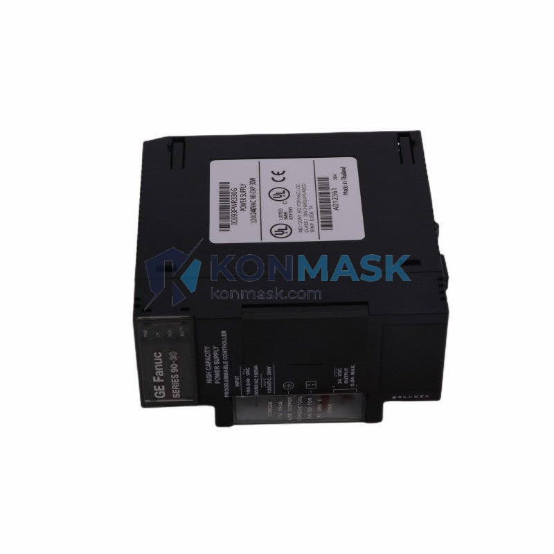 General Electric IC693PWR330 Series 90-30 PLC - Technical Label and Specifications