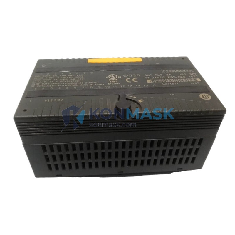 General Electric IC200MDD845 VersaMax Modular I/O - Front Panel and Connectivity View