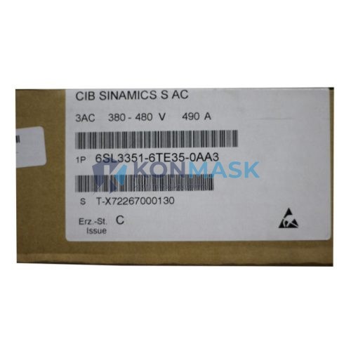 Genuine SIEMENS 6SL3355-6TE35-0AA3 SINAMICS S150 Cabinet Drive Unit - Industrial Automation Part