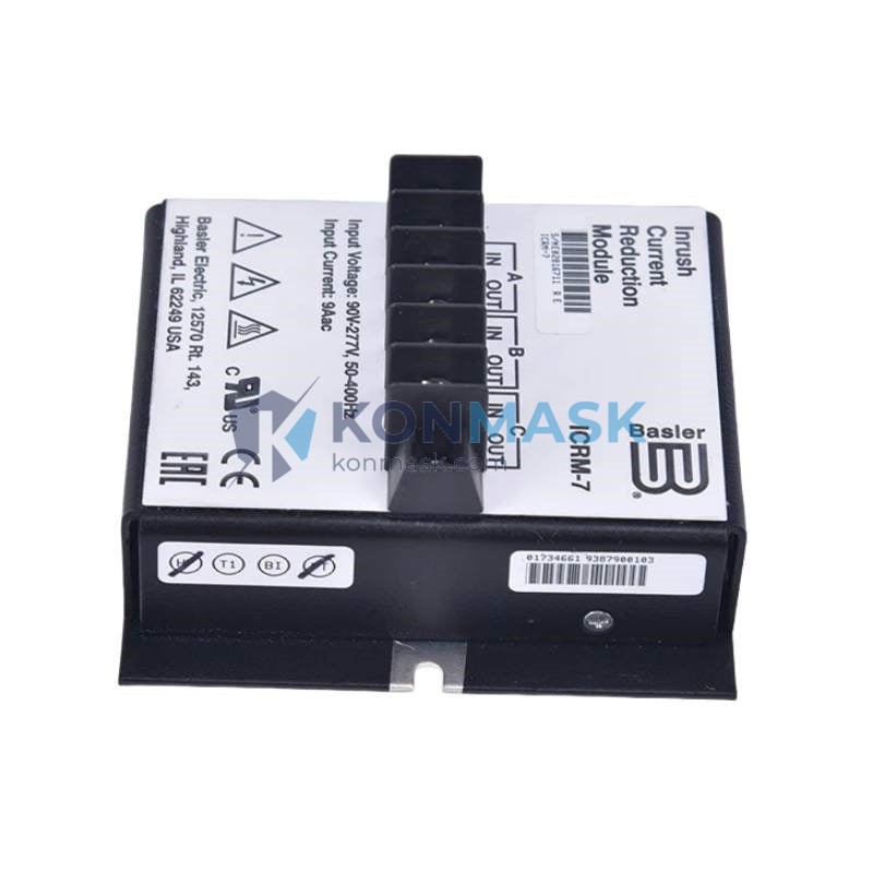 Basler Electric ICRM-7 - Technical Label and Specifications