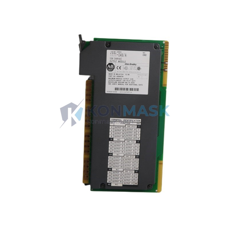 Allen-Bradley 1771-OAN - Front Panel and Connectivity View