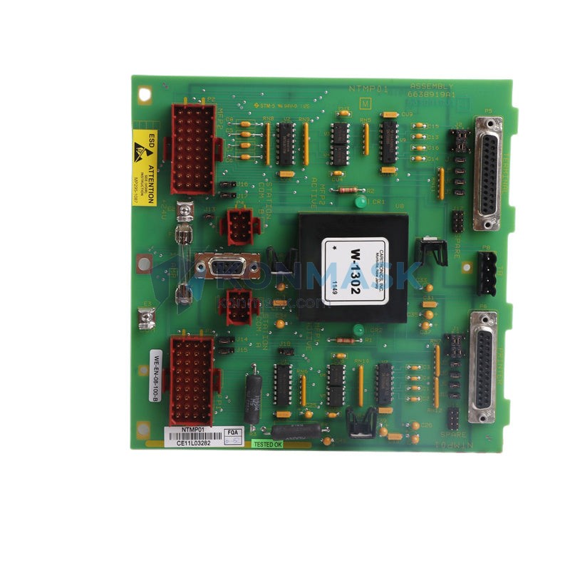ABB NTMP01 - Front Panel and Connectivity View