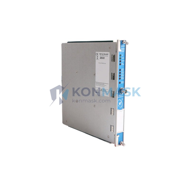 BENTLY NEVADA 3500/53 133388-01 - Front Panel and Connectivity View