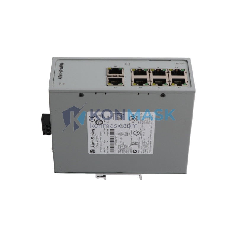 Allen-Bradley 1783-US8T Stratix 2000 - Front Panel and Connectivity View
