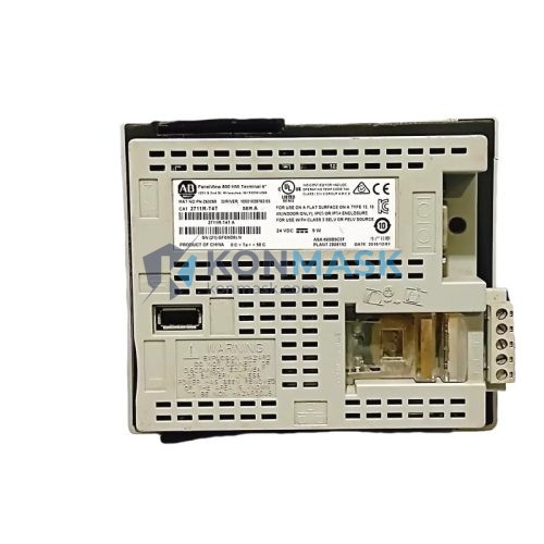 Allen-Bradley 2711R-T4T - Front Panel and Connectivity View