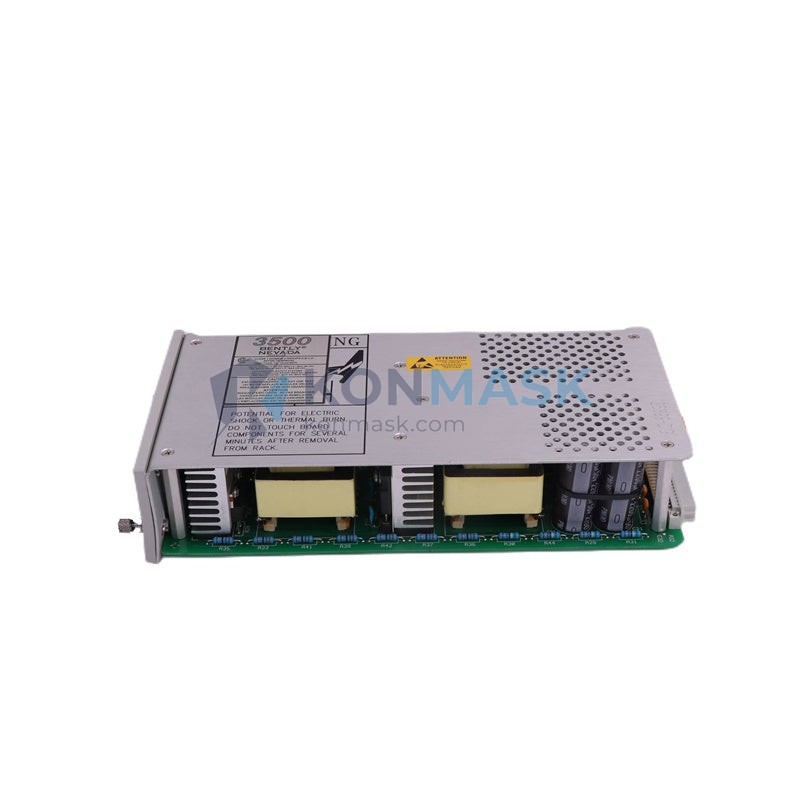 BENTLY NEVADA 3500/15 AC 127610-01 - Front Panel and Connectivity View