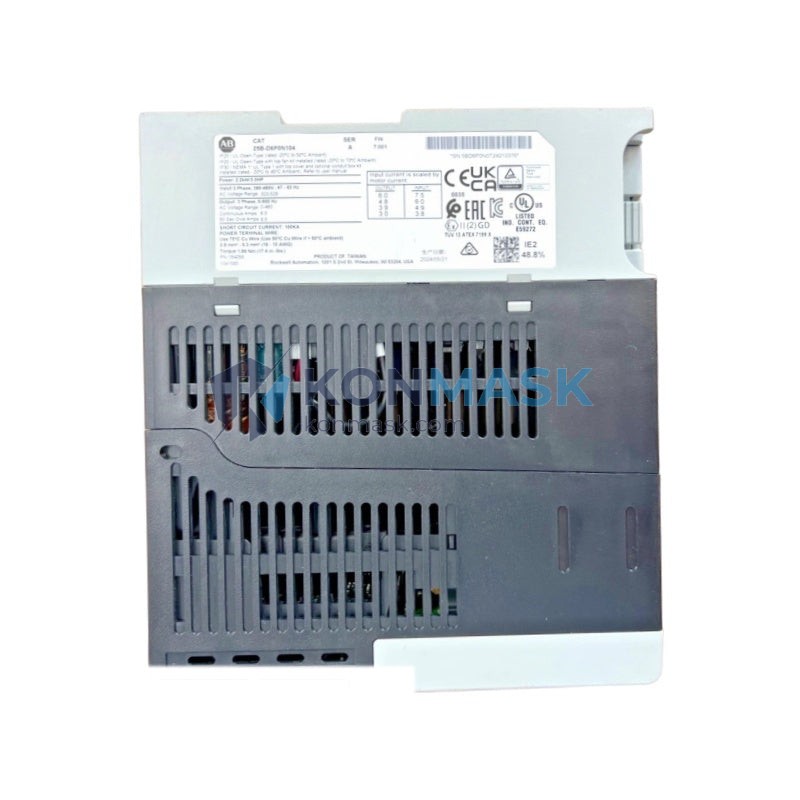Allen-Bradley 25B-D6P0N104 PowerFlex 520 | PowerFlex 523 - Front Panel and Connectivity View