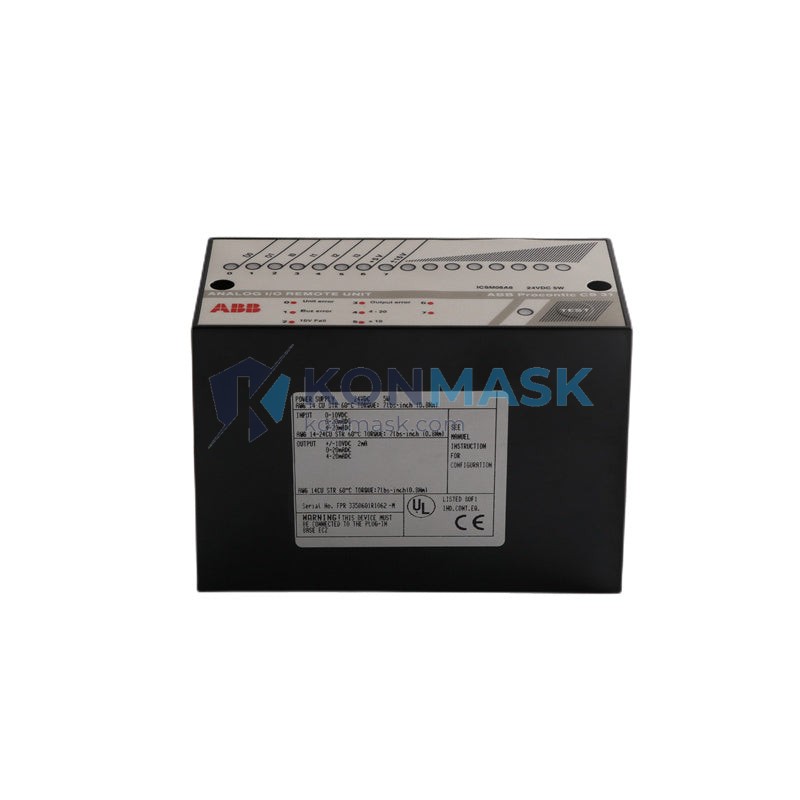 ABB ICSM06A6 FPR3350601R1062 - Front Panel and Connectivity View