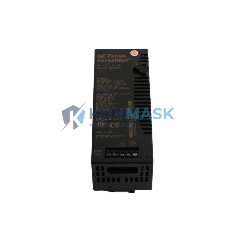 GE (General Electric) IC200PWR001 - Front Panel and Connectivity View