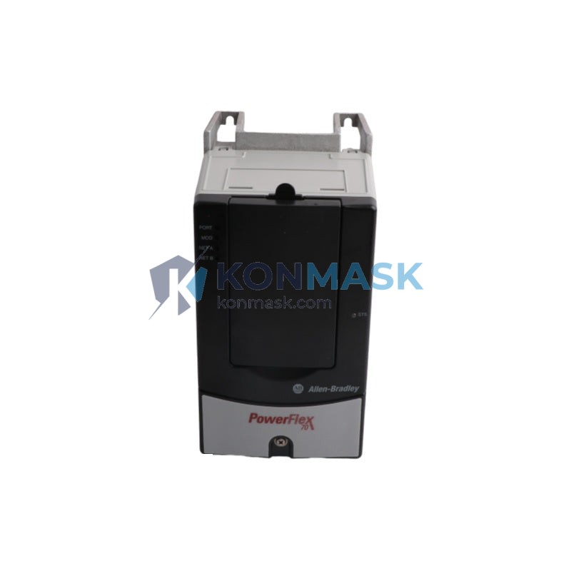 Allen-Bradley 20AD3P4A0AYNNNC0 - Front Panel and Connectivity View