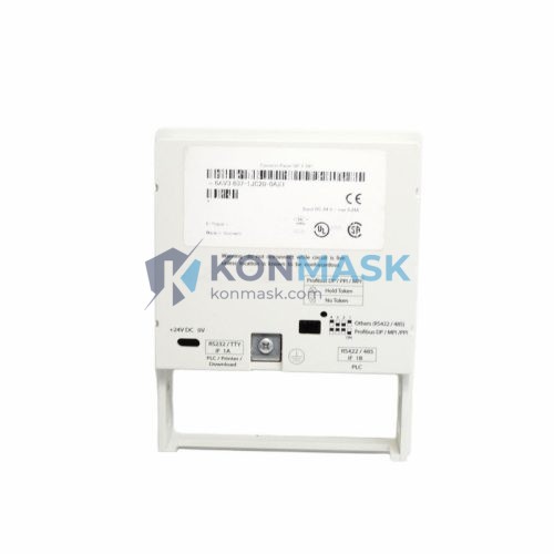 SIEMENS 6AV3607-1JC20-0AX1 SIMATIC HMI OP7 - Front Panel and Connectivity View