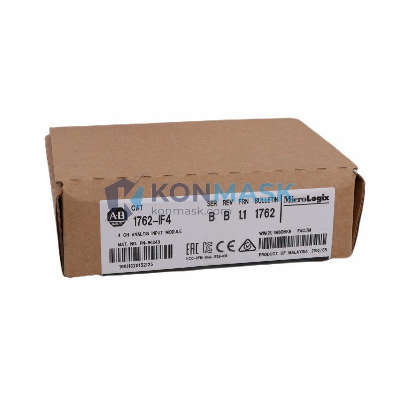 Allen-Bradley 1762-IF4 MicroLogix 1762 Expansion I/O - Technical Label and Specifications
