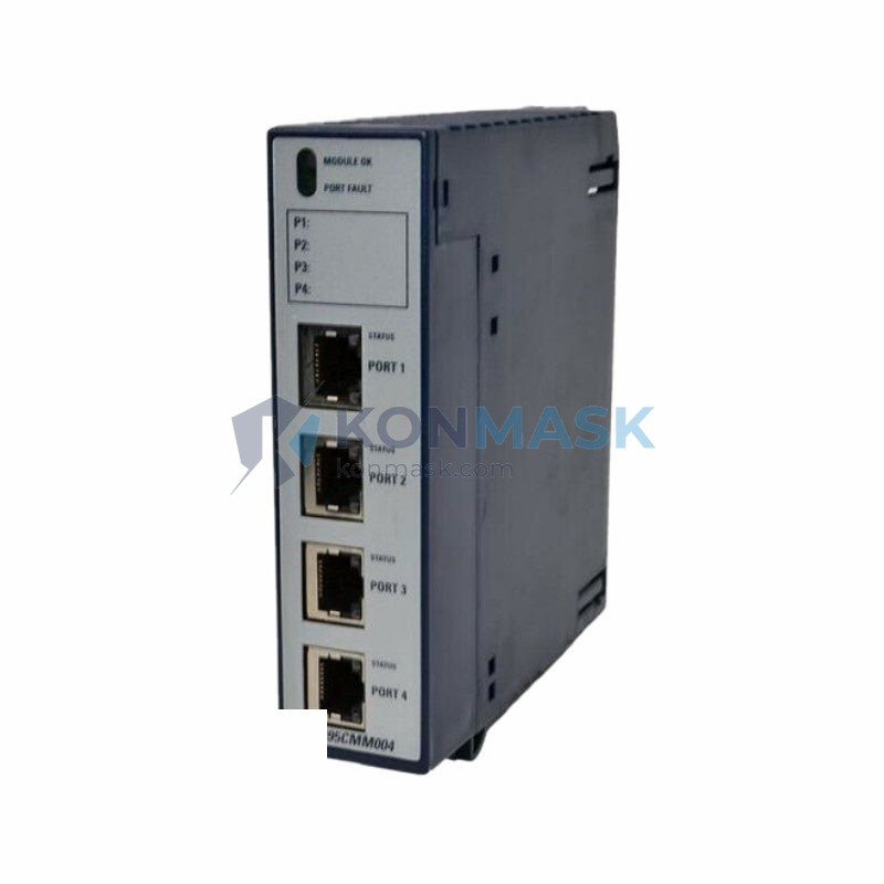 General Electric IC695CMM004 PACSystems RX3i - Front Panel and Connectivity View