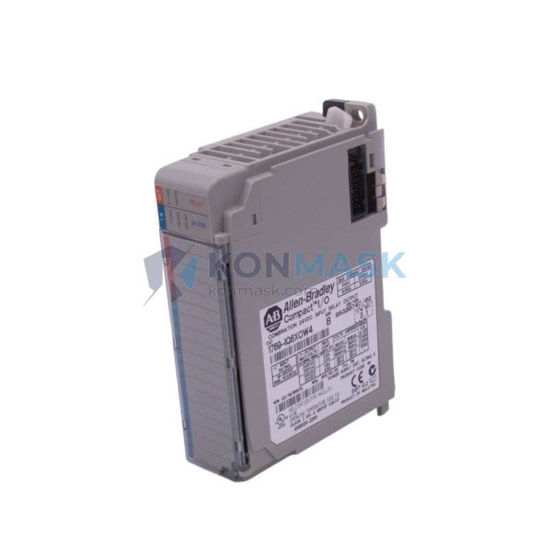 PLC 1769-IQ6XOW4 - Front Panel and Connectivity View