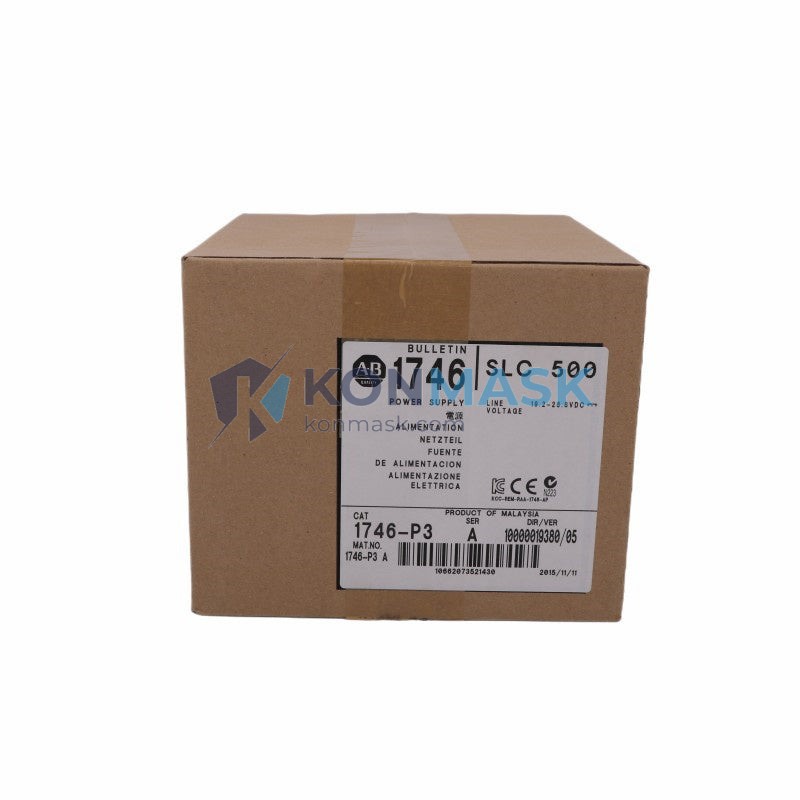 Allen-Bradley 1746-P3 SLC 500 - Front Panel and Connectivity View
