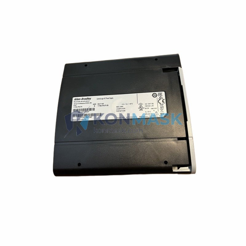 PLC 1756-PA75/B - Technical Label and Specifications