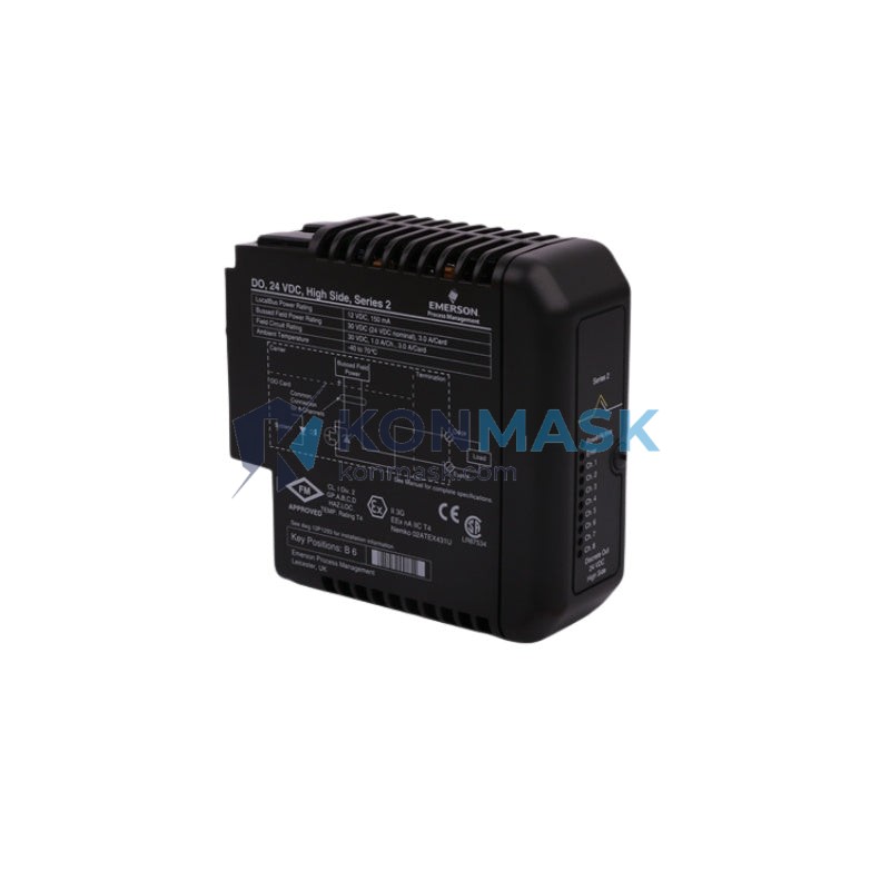 EMERSON KJ3202X1-BA1 12P2536X042 - Front Panel and Connectivity View