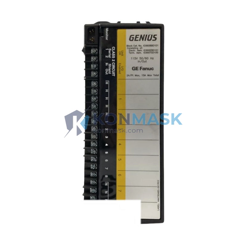 Genuine GE IC660BBD101 Genius Block I/O - Industrial Automation Part