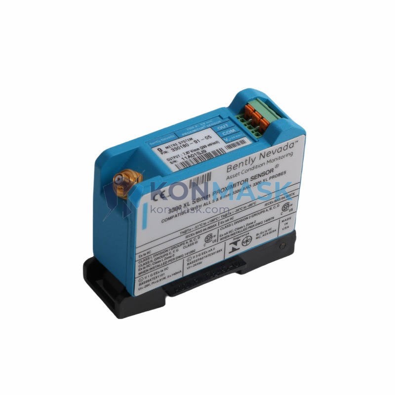 Bently Nevada 330180-X1-05-MOD145004-67 - Technical Label and Specifications